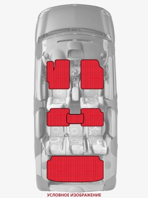 ЭВА коврики «Queen Lux» комплект для Audi Coupe (81,85)